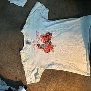White Graphic Kids Shirt